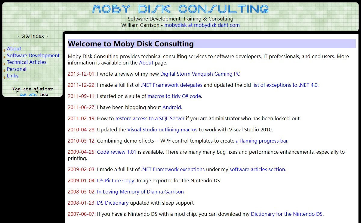Moby Disk Consulting: Baltimore, MD
