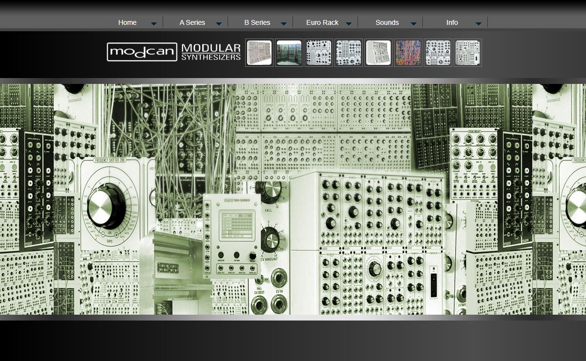 Modcan Synthesizers Main Page