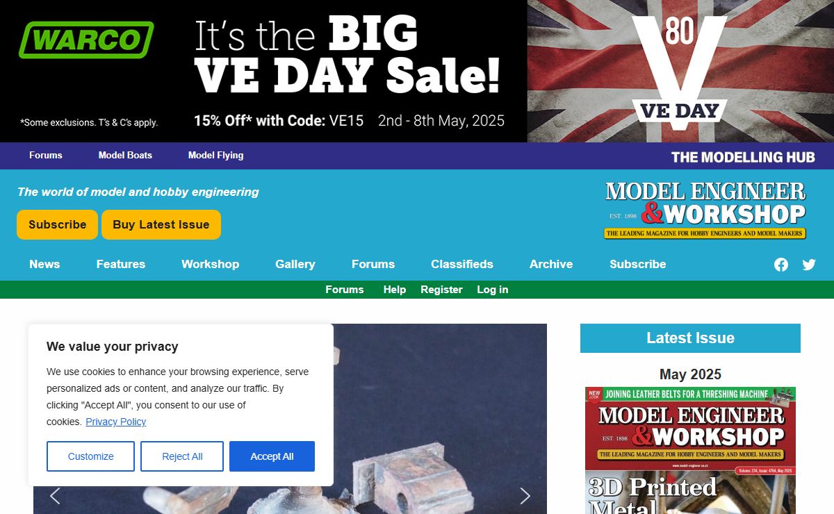 Home | Model Engineer & Workshop Magazine