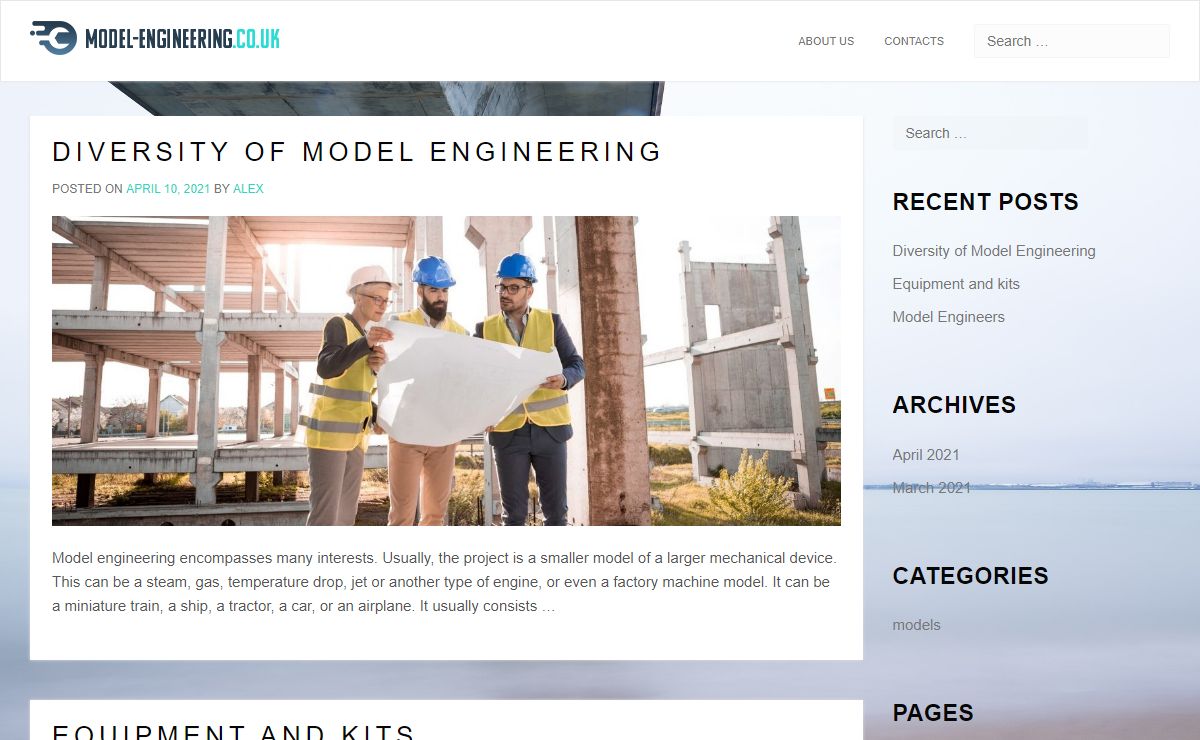 Welcome to the Exciting World of Model Engineering