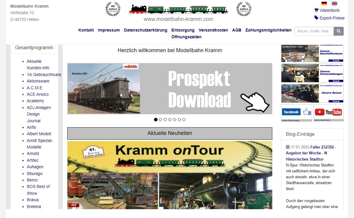 Modellbahn-Kramm: Modellbahnen Automodelle und mehr