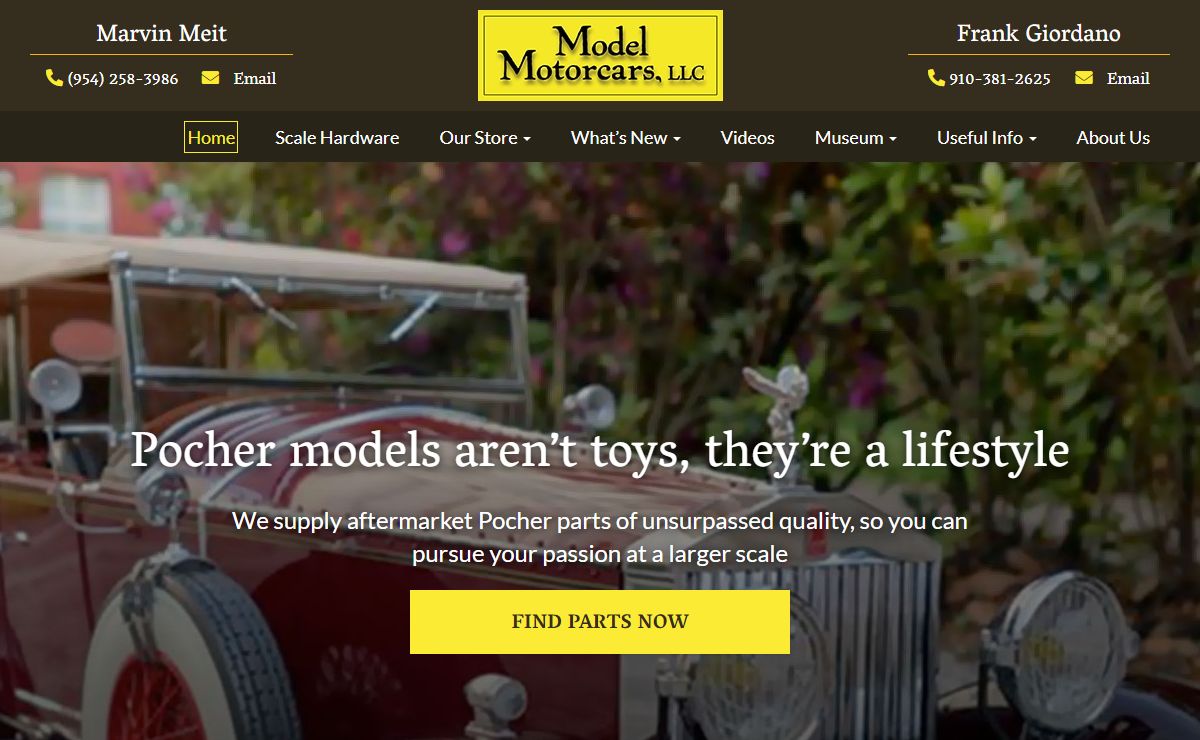 Custom Pocher Models - Model Motorcars, Ltd