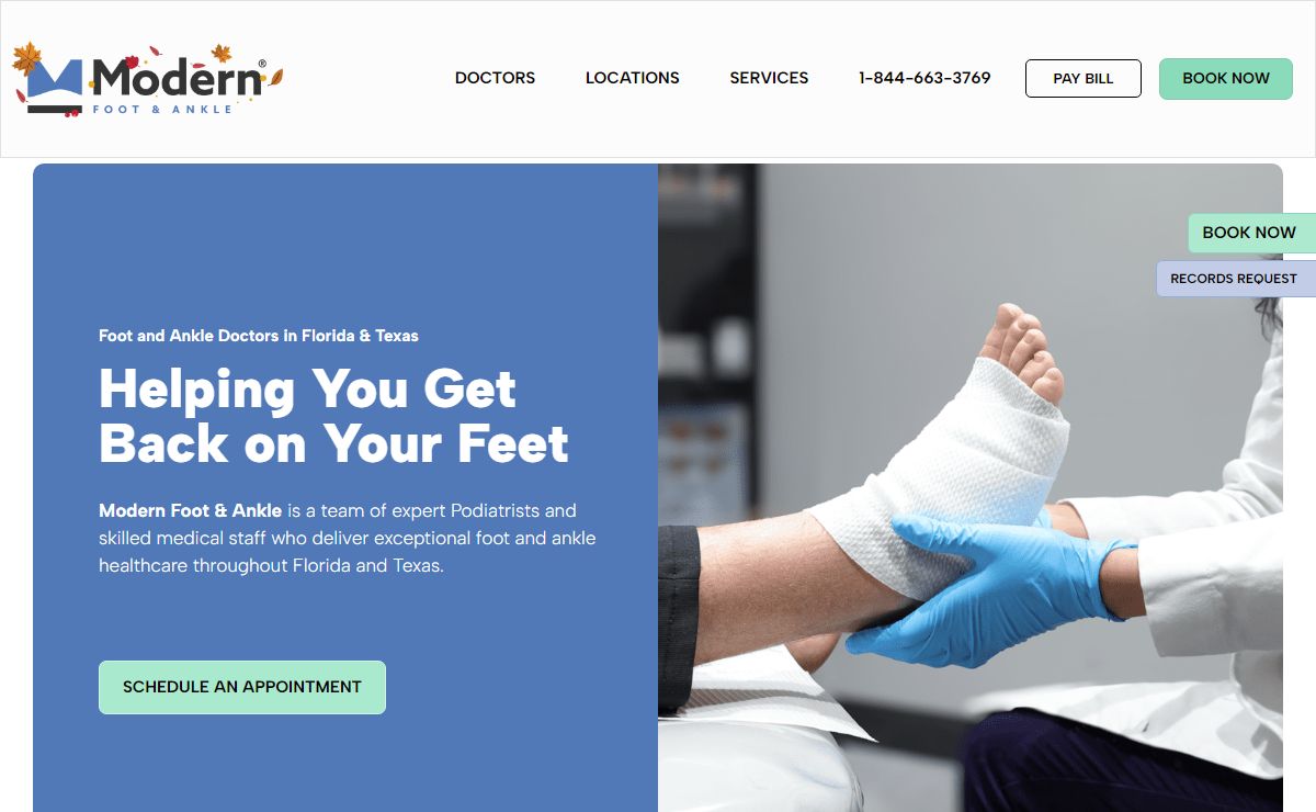 Expert Podiatrists Florida And Texas - Modern Foot & Ankle