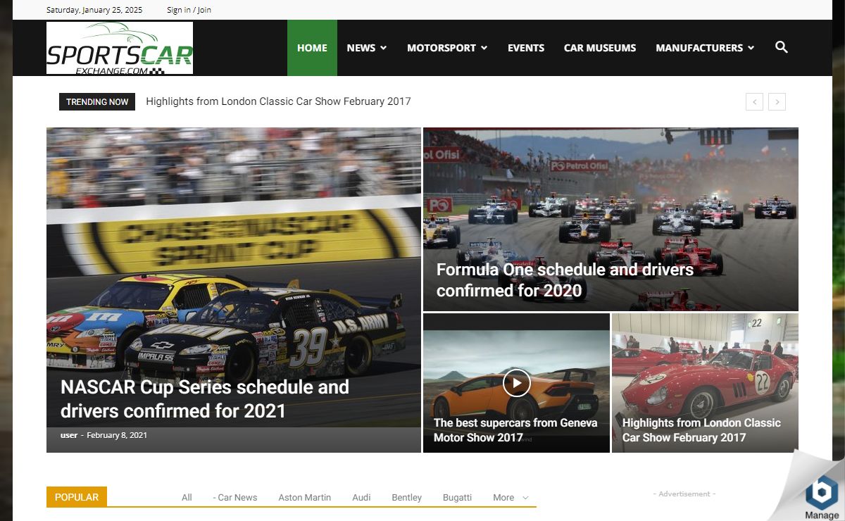 Sportscarexchange.com | Supercar and sportscar news