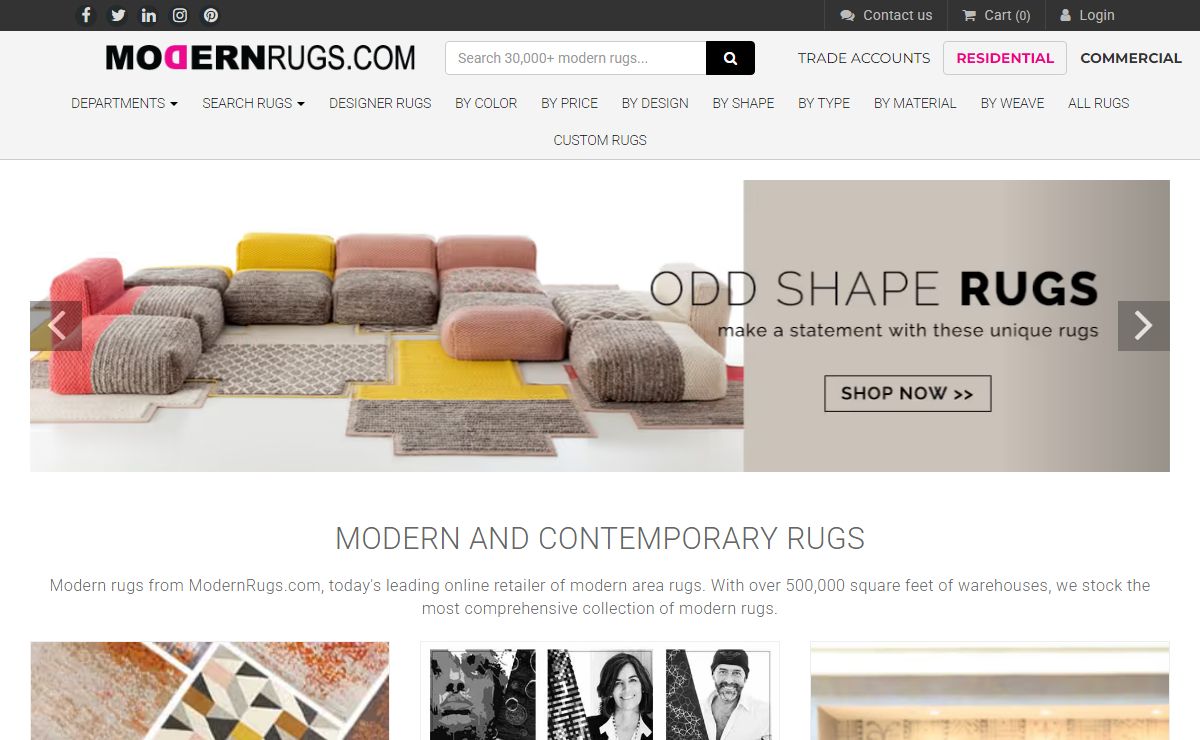 ModernRugs.com :: Modern Rugs, Contemporary Rugs Save 30% to 60% Everyday | ModernRugs.com