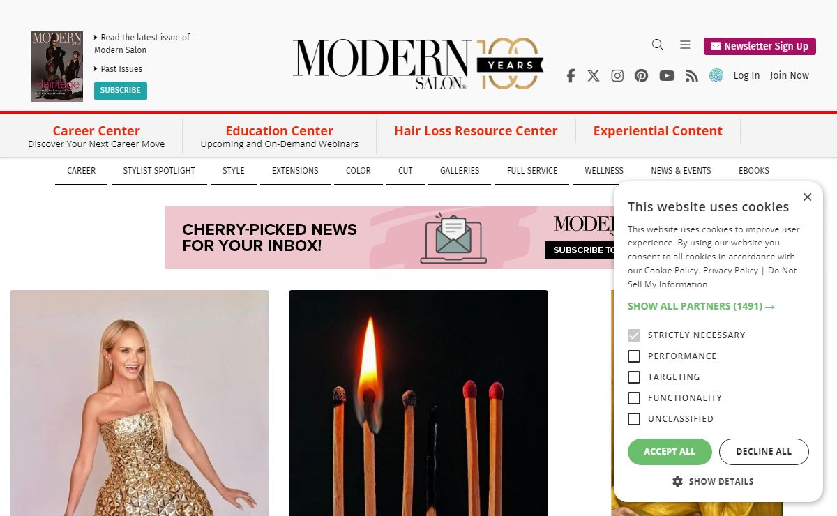 Modern Salon | Professional Hairstylist Education & Trends