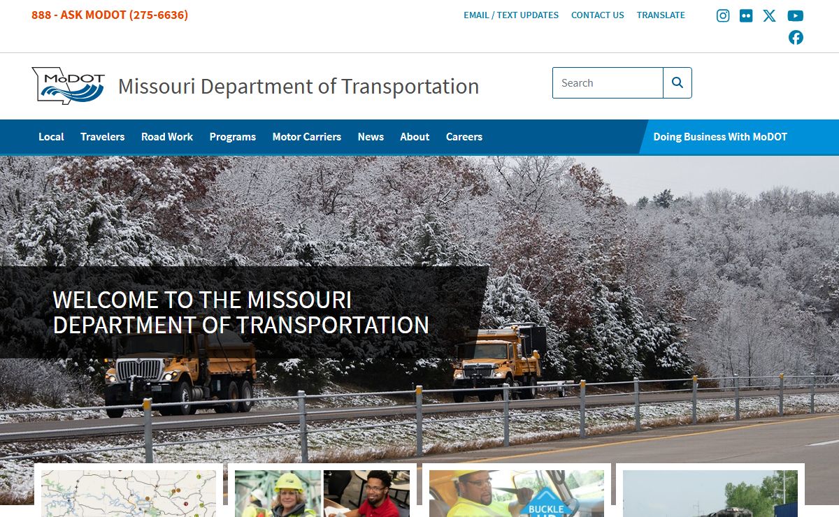 Home Page | Missouri Department of Transportation
