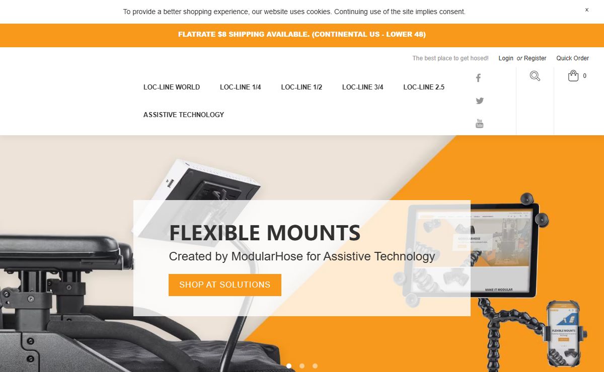 ModularHose.com | Modular Hose for industrial applications, assistive technology, aquariums, dent repair, doll skeleton, and more