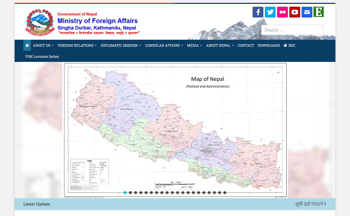 Ministry of Foreign Affairs Nepal MOFA – Nepal Government Foreign Affairs Nepal MOFA Official Site