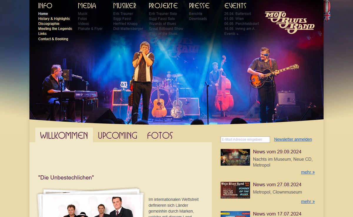 Mojo Blues Band: Home