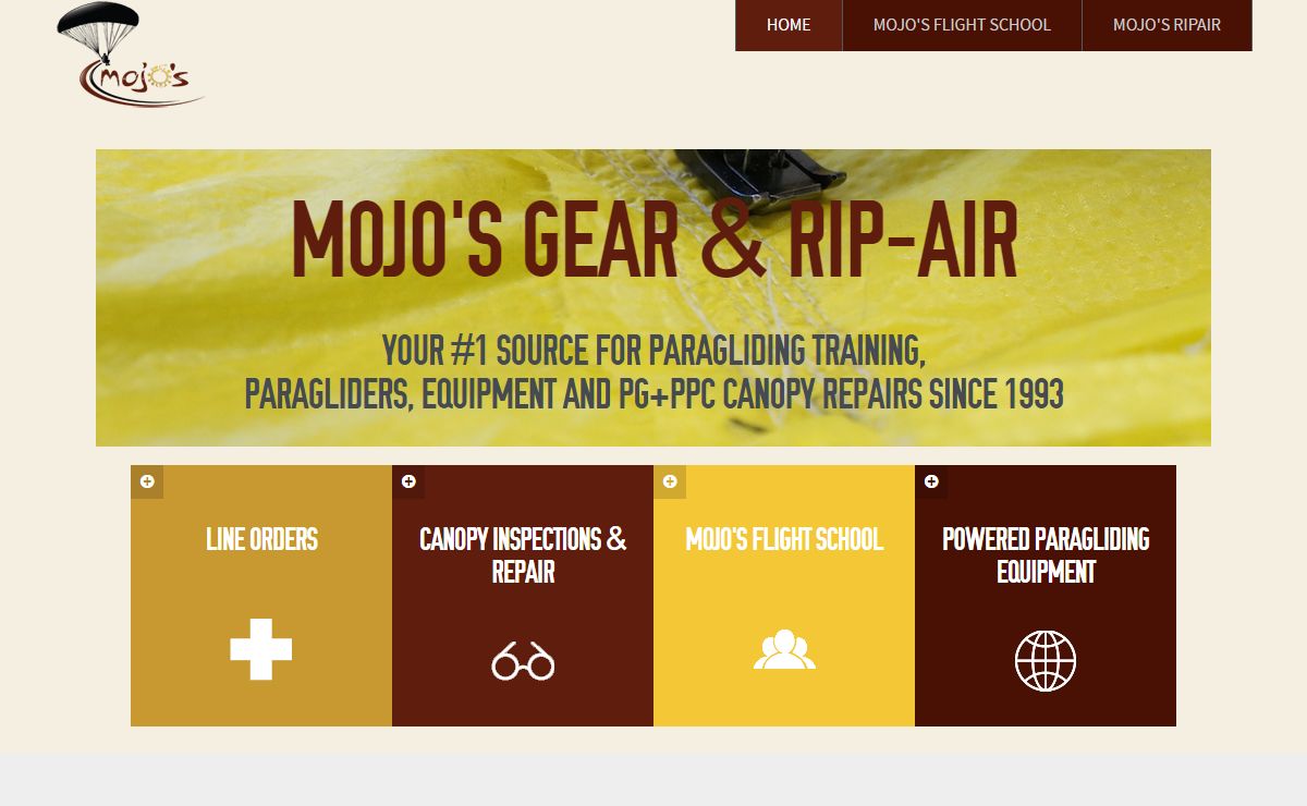 Mojo's Gear - Powered Paragliding