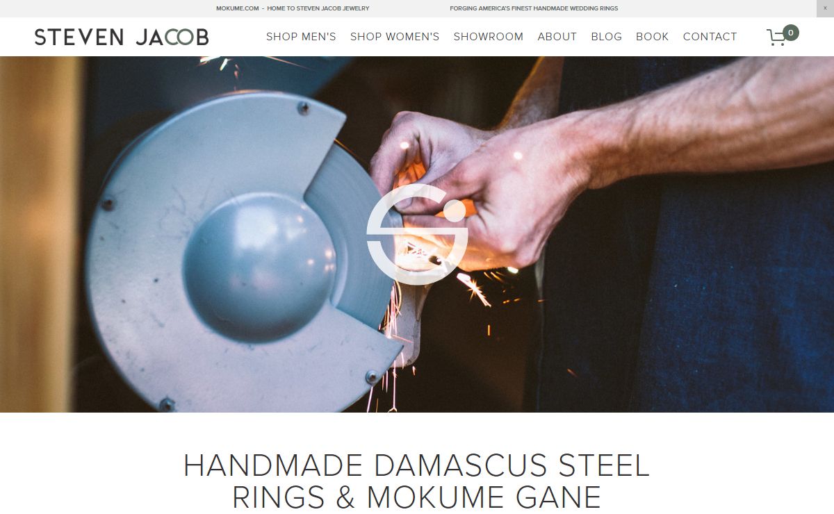 Damascus Steel and Mokume Gane Wedding Rings - Steven Jacob
