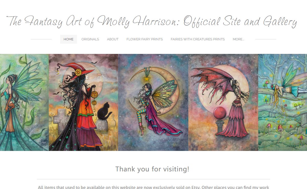 The Fantasy Art of Molly Harrison: Official Site and Gallery - The Fairy Art and Fantasy Art of Molly Harrison: Official Gallery