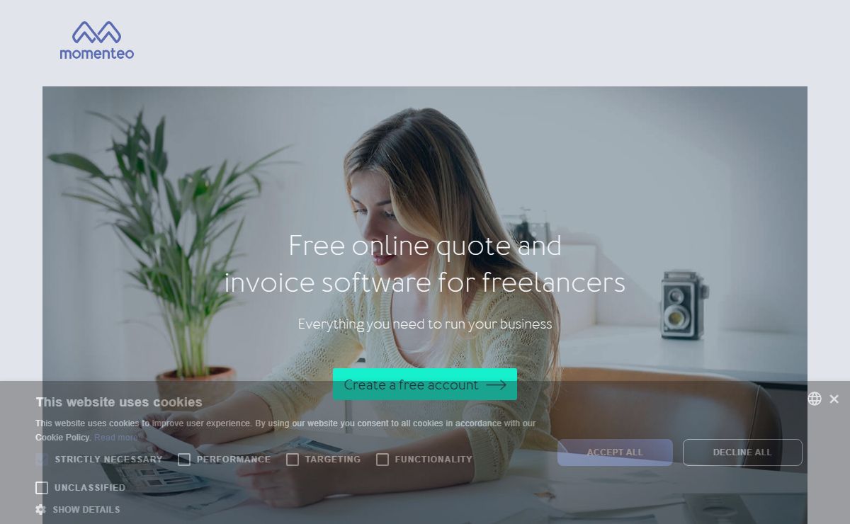 Free Quote and Invoice software | Momenteo