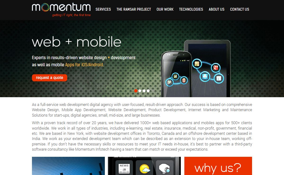 Web & Mobile App Development company in India, NYC & Toronto