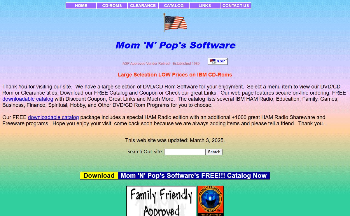 Mom 'N' Pop's Software - Ham Radio & Other Software + CDs