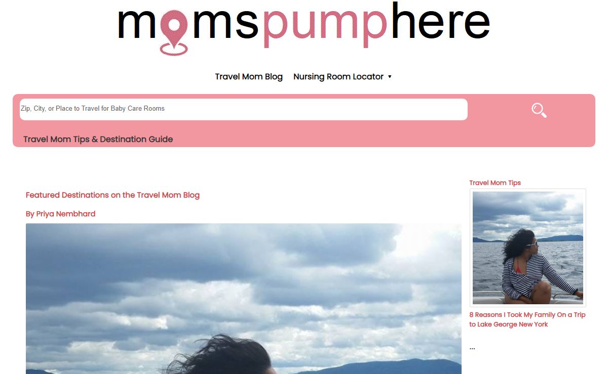 Travel Mom Guide & Nursing Room Locator - Family Friendly Destinations - Moms Pump Here