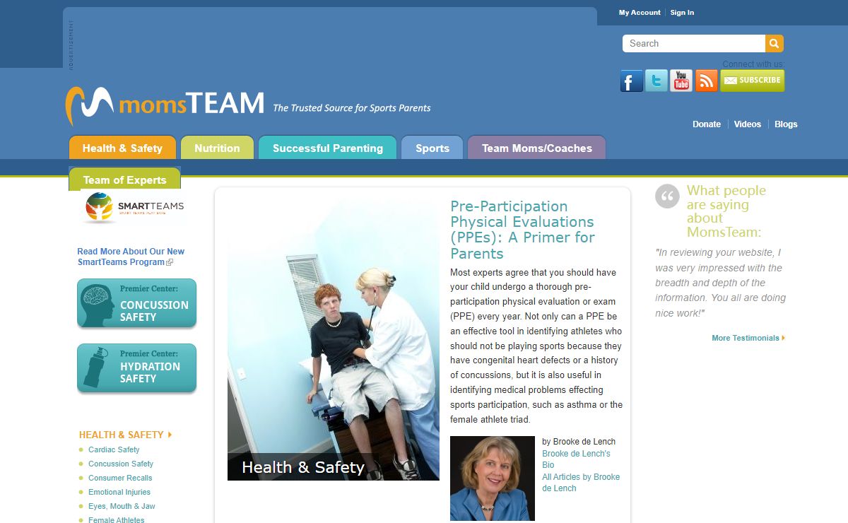 MomsTeam | Complete Youth Sports Resource Site