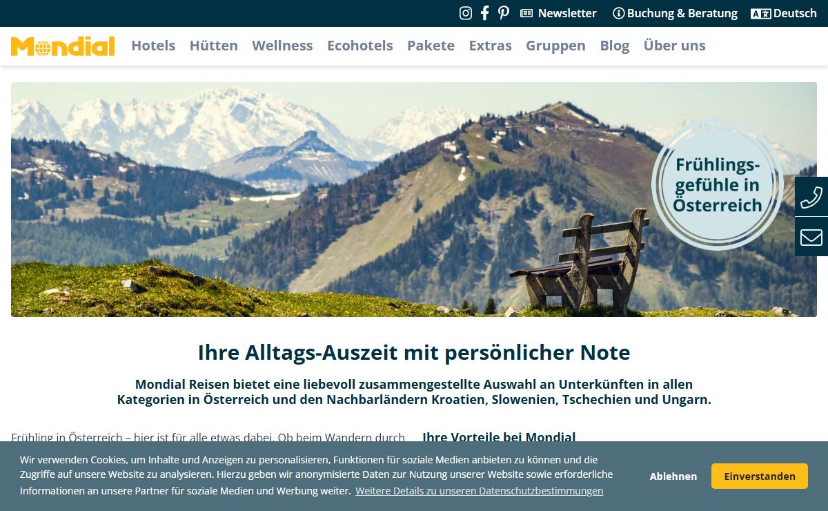 Österreich Urlaub buchen | Mondial Reisen