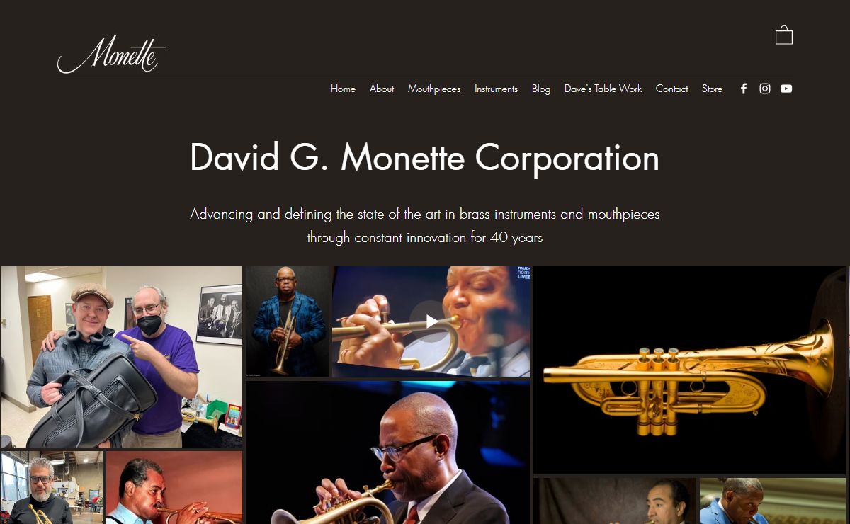 David G. Monette Corporation | Monette Trumpets & Mouthpieces