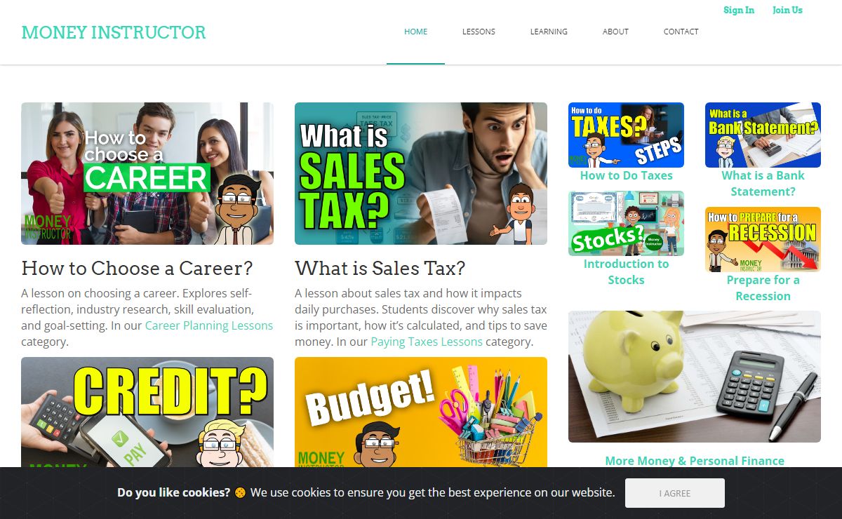 Money Instructor - Personal Finance, Business, Careers, Life Skills Lessons