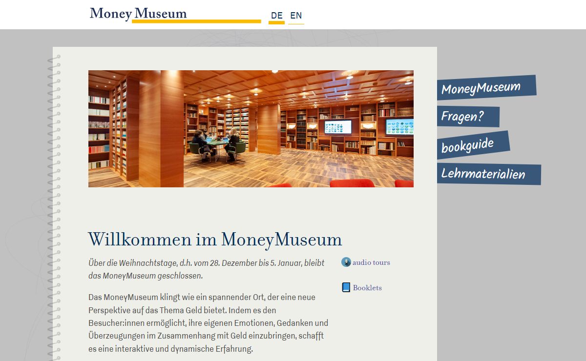 Willkommen im MoneyMuseum | moneymuseum.com