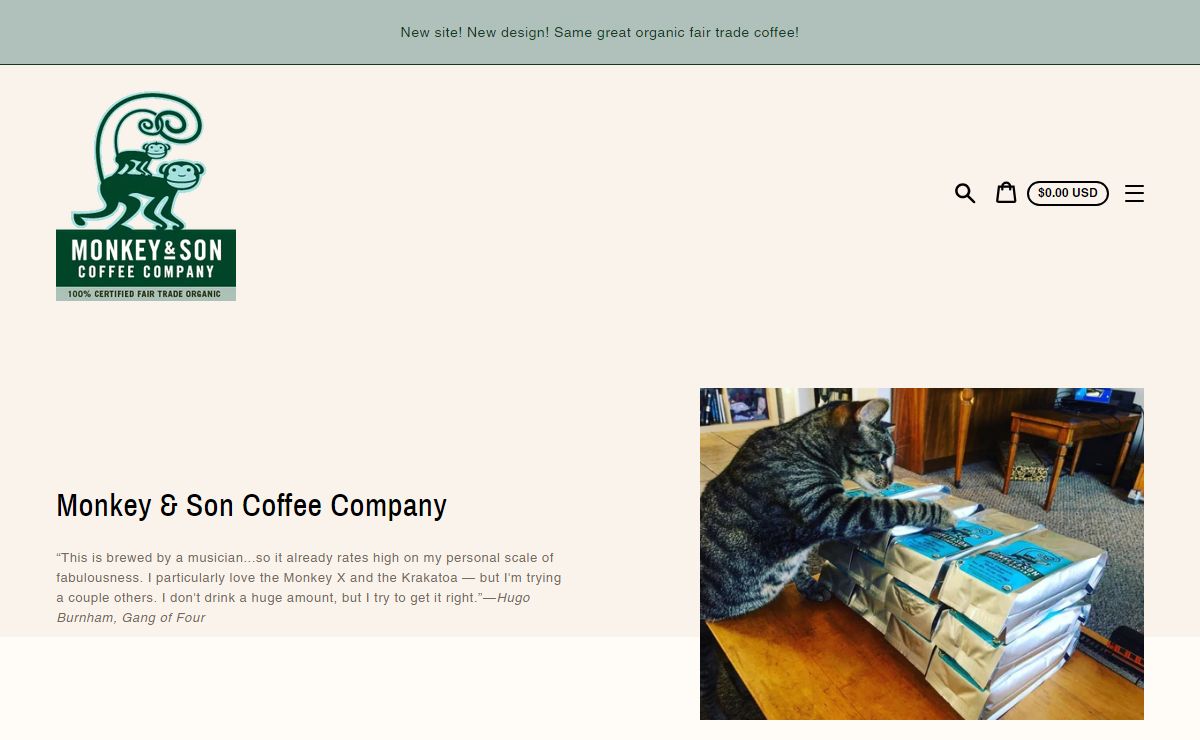 Monkey & Son Coffee Company – Monkey and Son