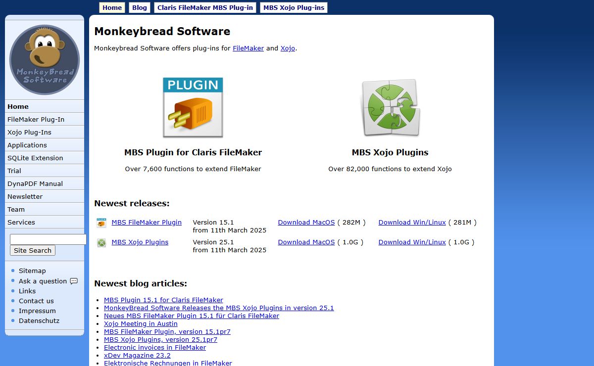 MonkeyBread Software: FileMaker and Xojo Plug-Ins
