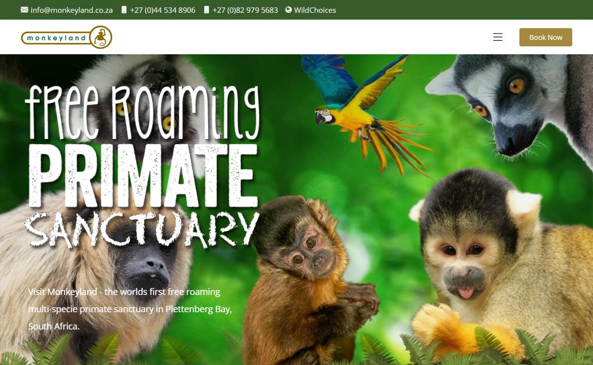 Monkeyland Primate Sanctuary, Plettenberg Bay, South Africa