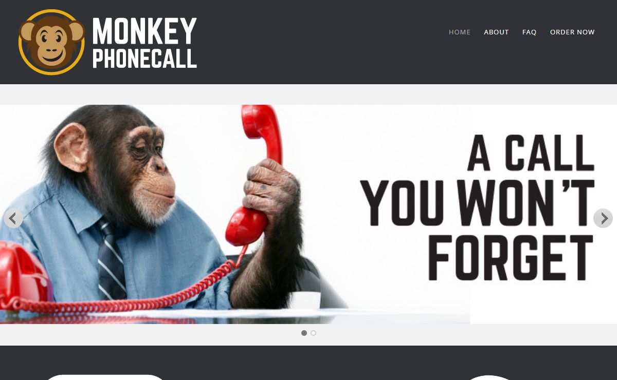 Monkeyphonecall.com – Monkey Phone Calls for You!