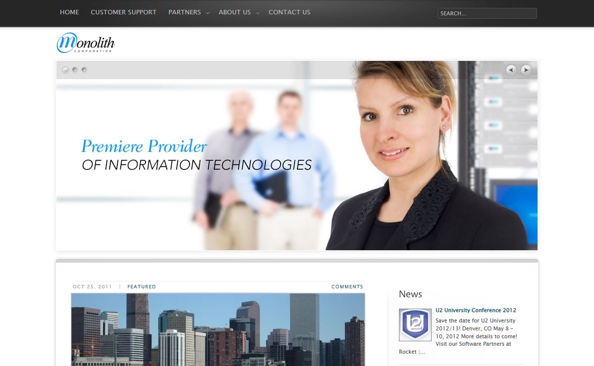 Monolith Business Technology - A world leader in networking technology.