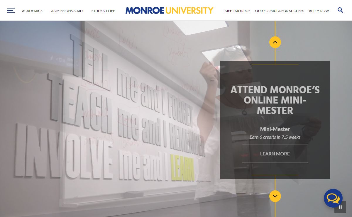 Monroe University - On Campus and Online Degrees