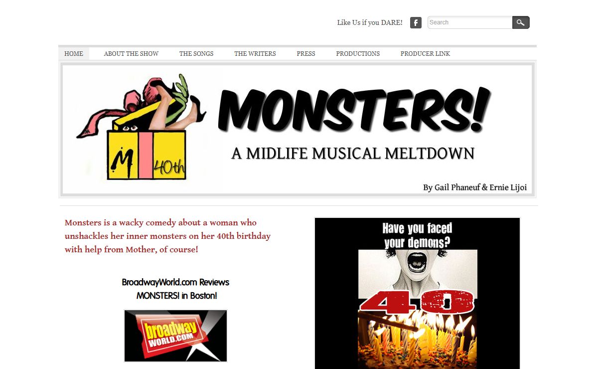 MONSTERS! A Midlife Musical Meltdown
