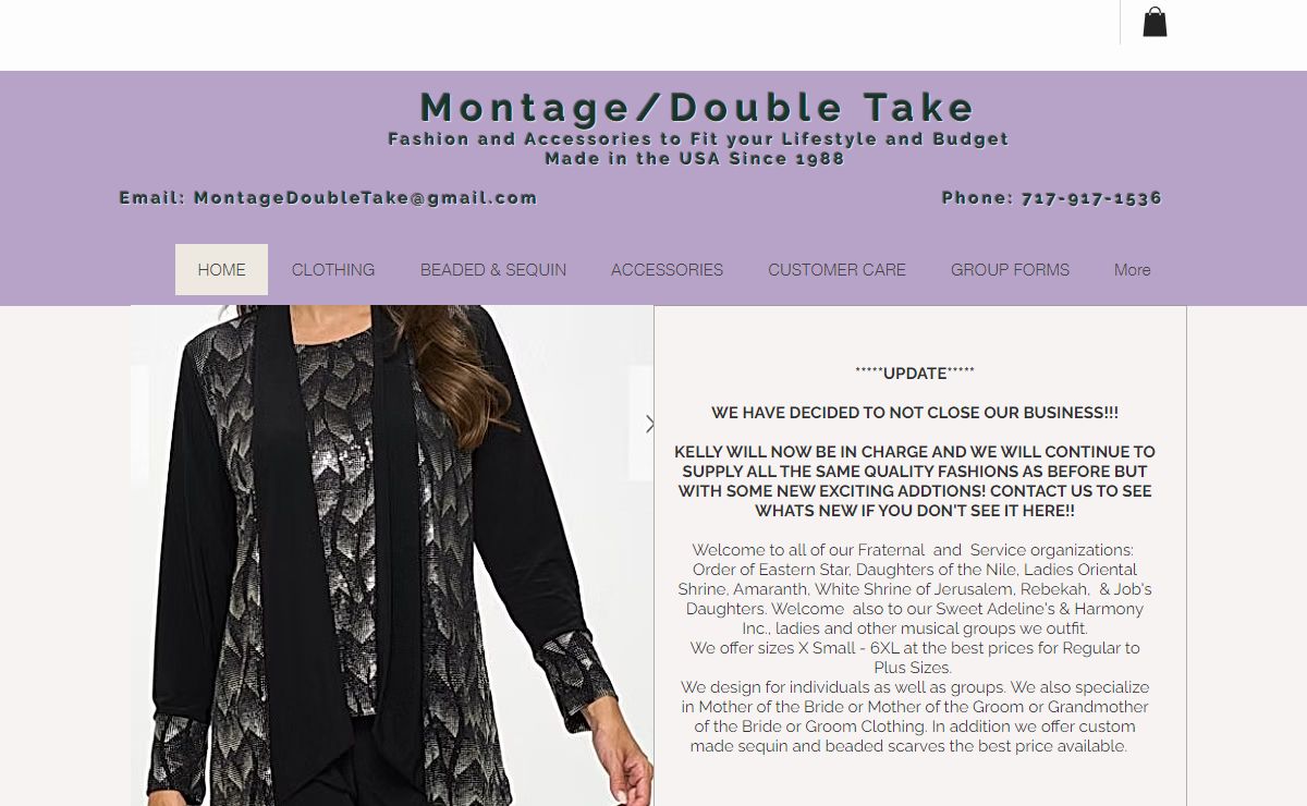 Eastern Star & Fraternal Formals |Costumes| Montage/Double Take