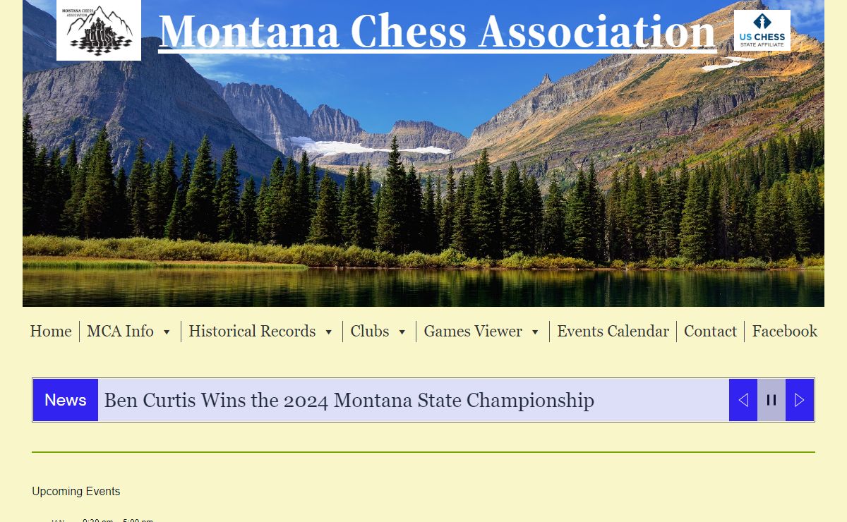 Montana Chess Association – State Chapter Affiliate of the United States Chess Federation. Promoting Regional Tournaments, Scholastics, and Chess Education.