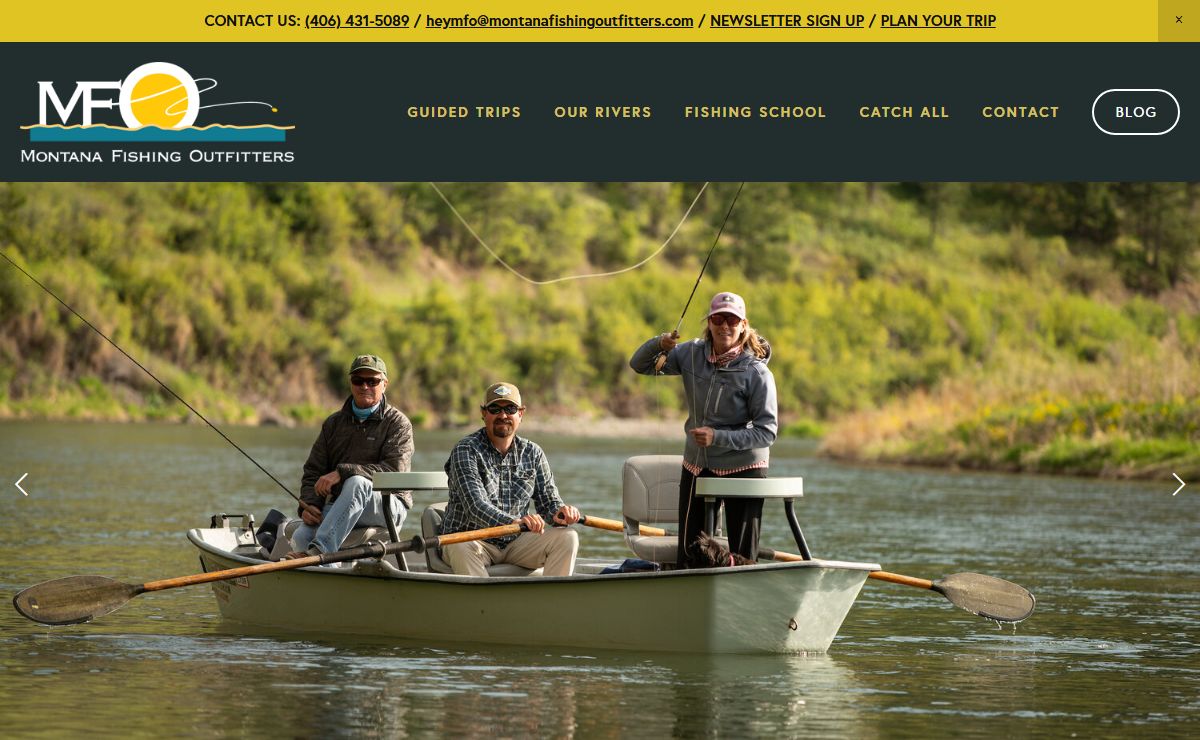 Guided Fishing Trips by Montana Fishing Outfitters