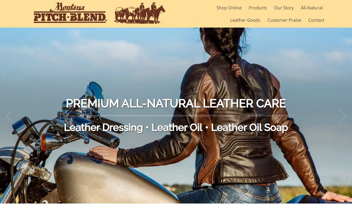 Montana Pitch-Blend Premium All-Natural Leather Care Products