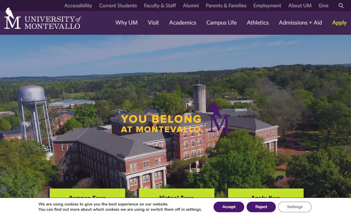 You Belong at Montevallo - University of Montevallo