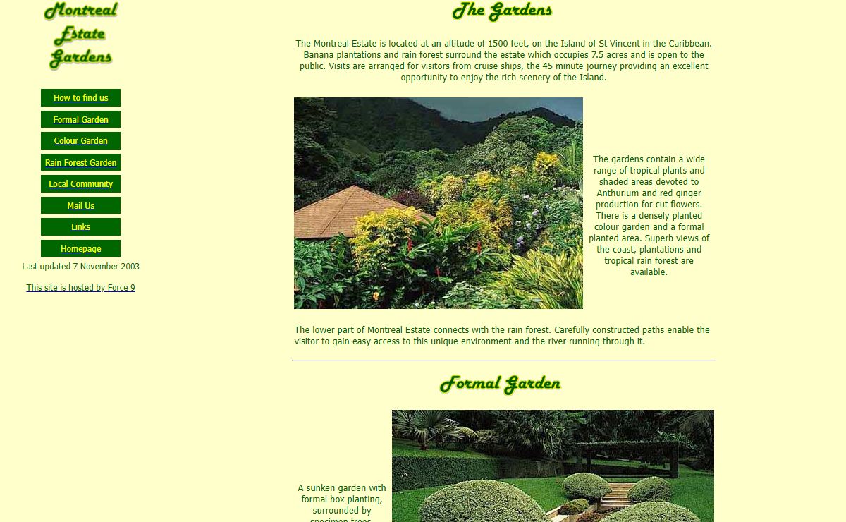 Welcome to Montreal Estate Gardens, St Vincent - a tropical garden in the Caribbean