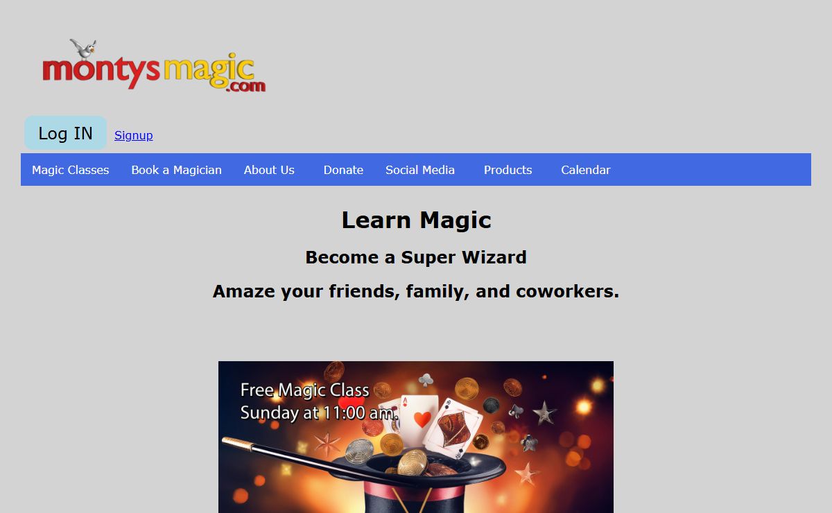 Monty's Magic Home Page