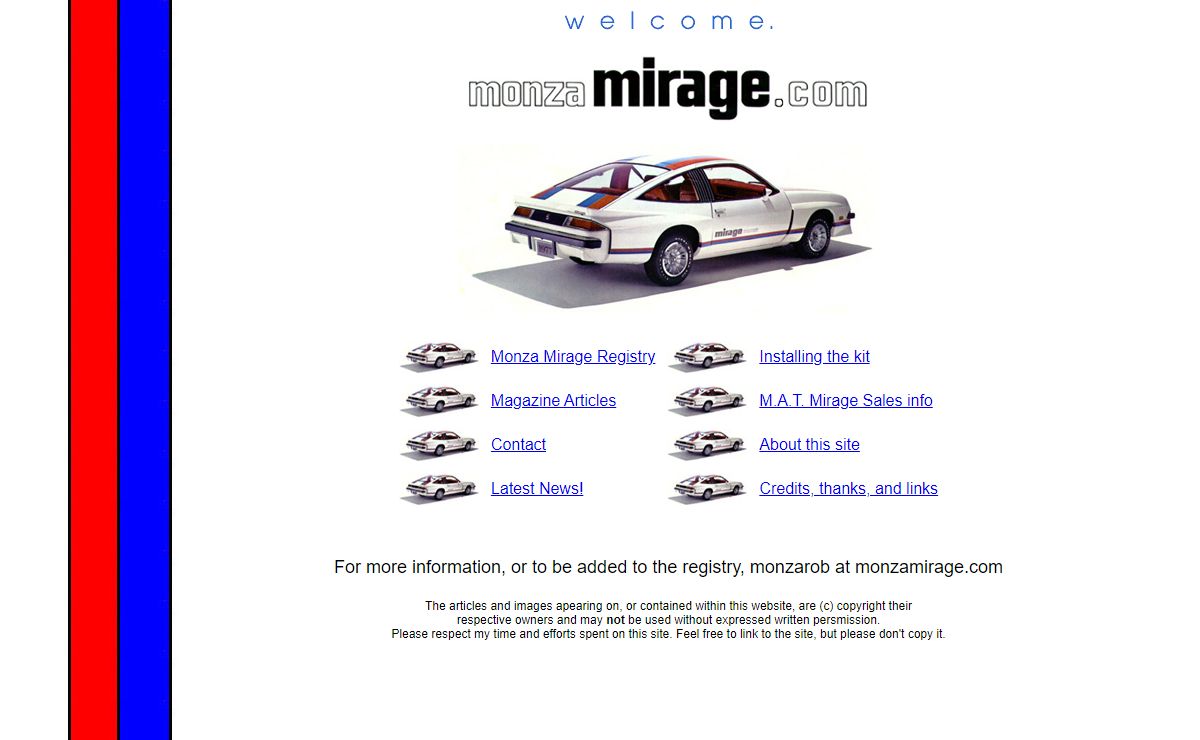 MonzaRob's MonzaMirage.Com!