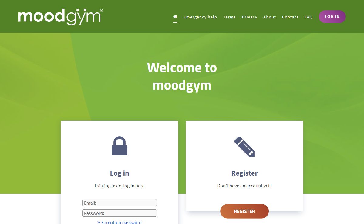 moodgym - Interactive skills training for depression and anxiety