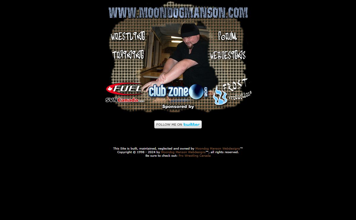 Moondog Manson Official Website