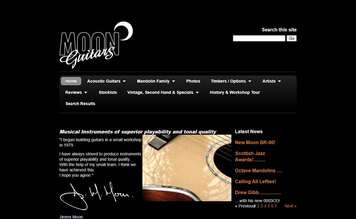 Moon Guitars :: Home
