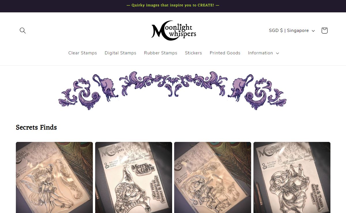 Moonlight Whispers - Illustrations by Annie Rodrigue
