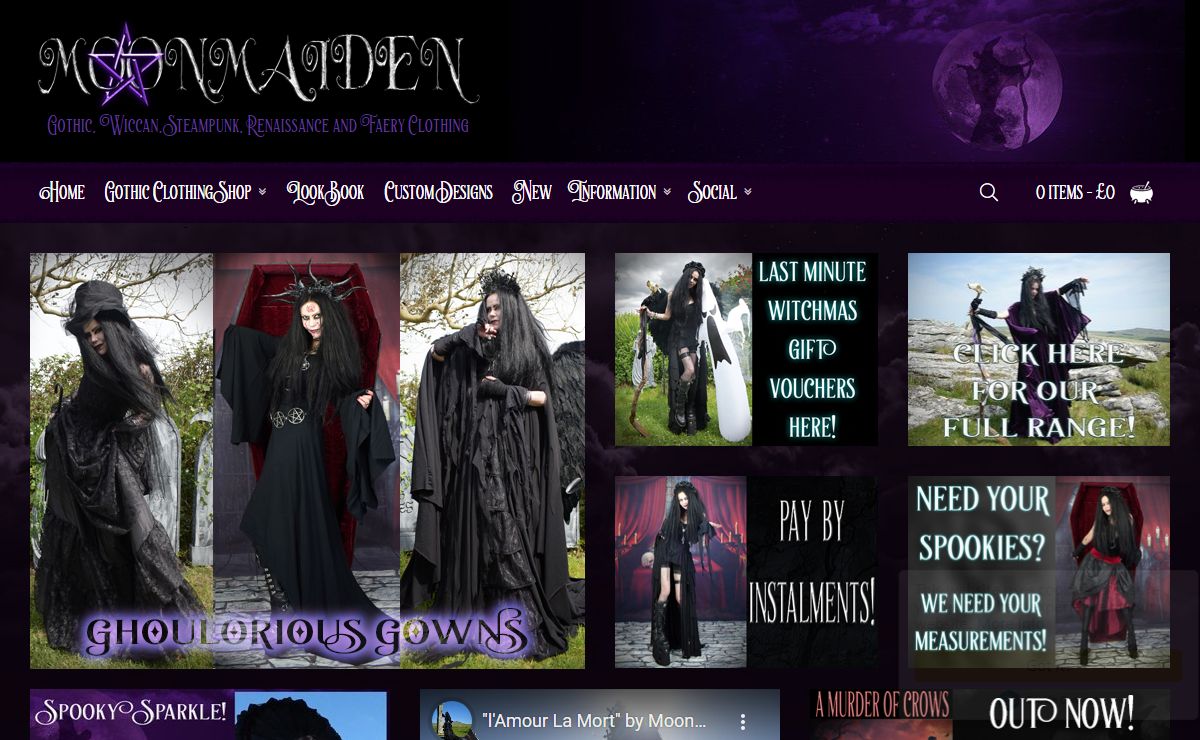 Gothic Clothing by Moonmaiden