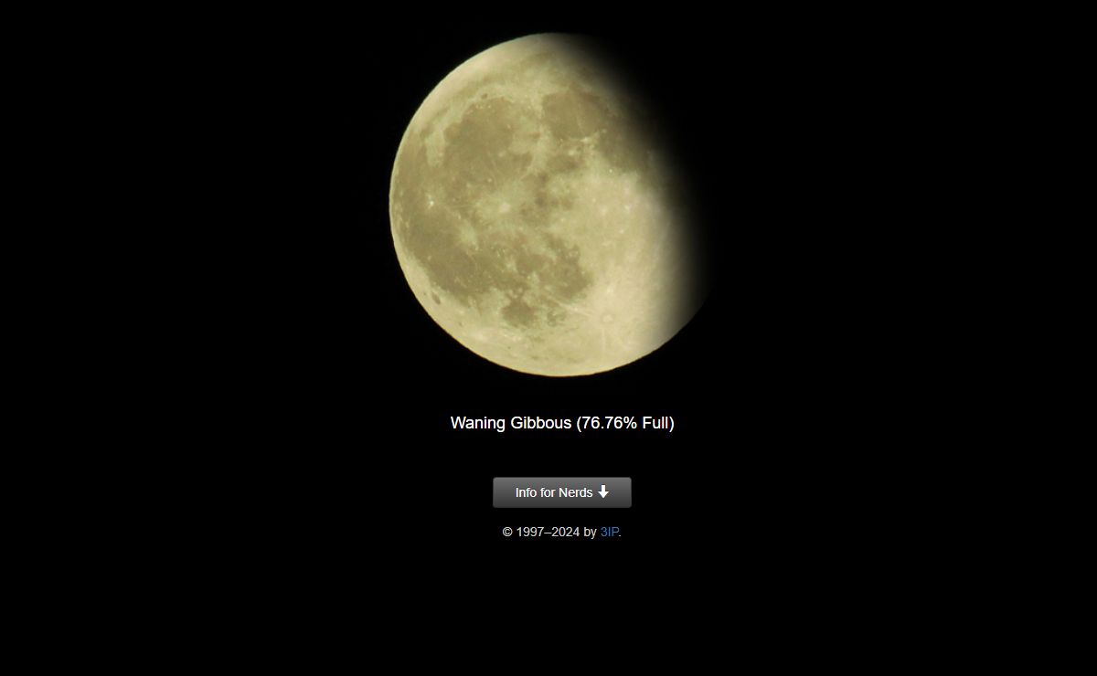 Moonpage | View the Current Phase of Earth’s Moon
