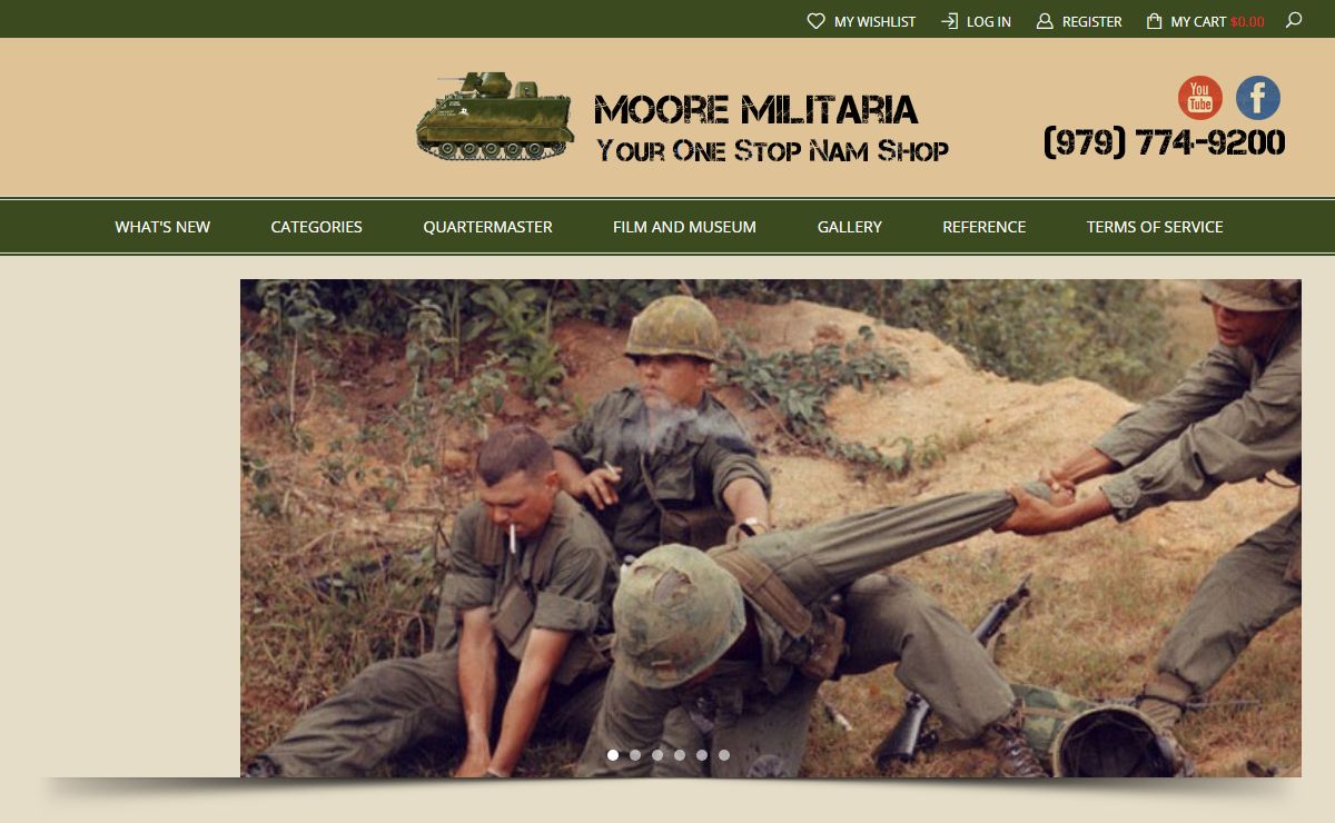 Moore Militaria Home