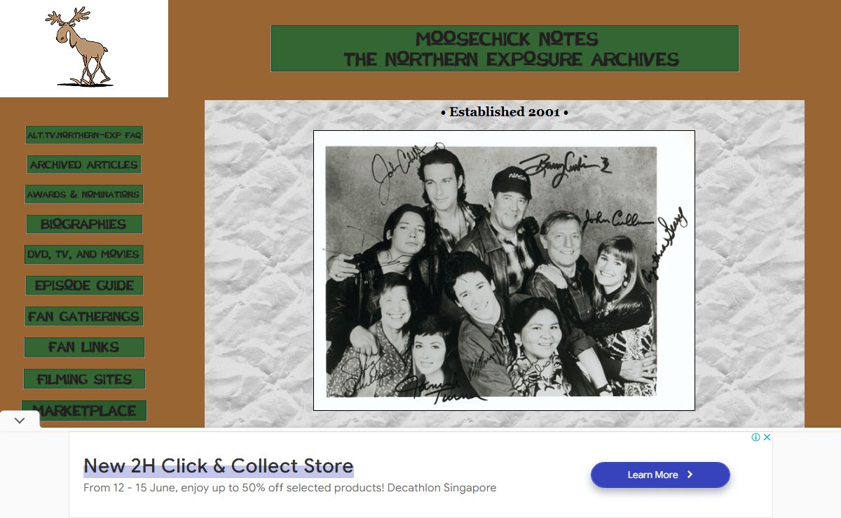 Northern Exposure Archives - Moosechick's Notes