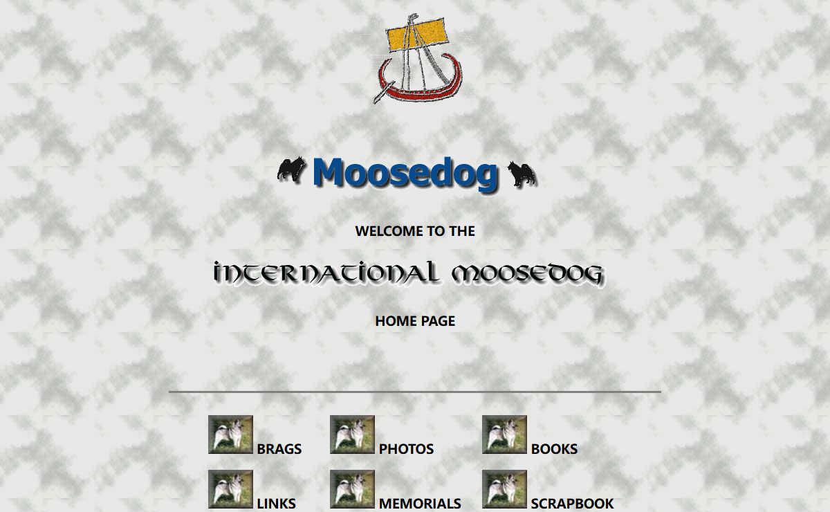 Moosedog Norwegian Elkhound Page